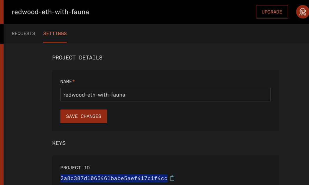 Building an Ethereum app using Redwood.js and Fauna