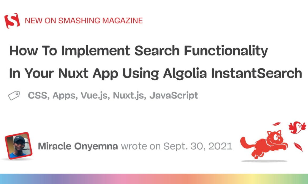 How To Implement Search Performance In Your Nuxt App Utilizing Algolia InstantSearch