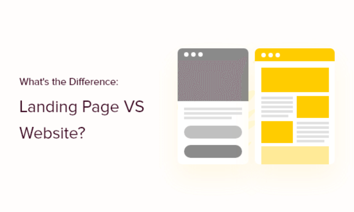 What’s the Distinction Between Touchdown web page vs Web site?