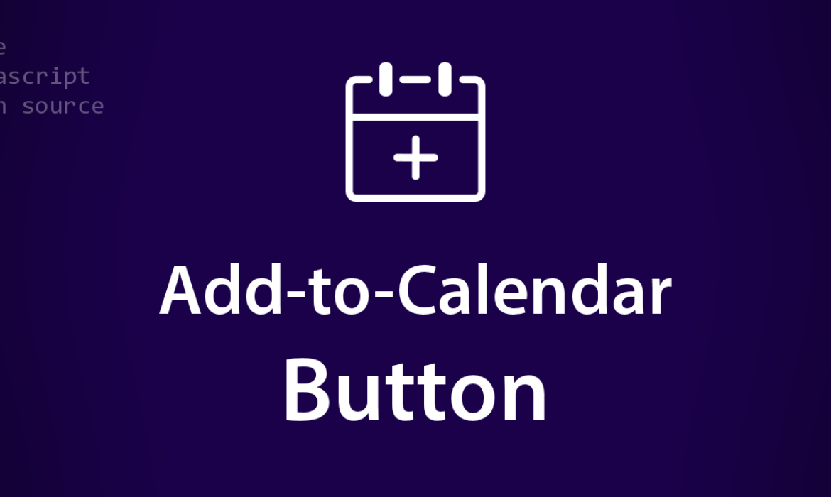 Add-to-Calendar Button UI Widget