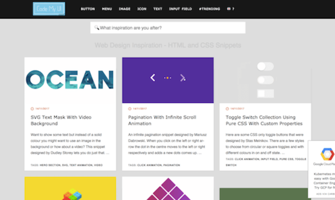 7 Greatest Websites to Discover CSS Snippets and Inspiration