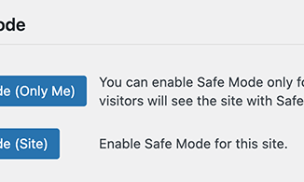 Easy methods to Put WordPress in Protected Mode For Fast Troubleshooting (free of charge!)
