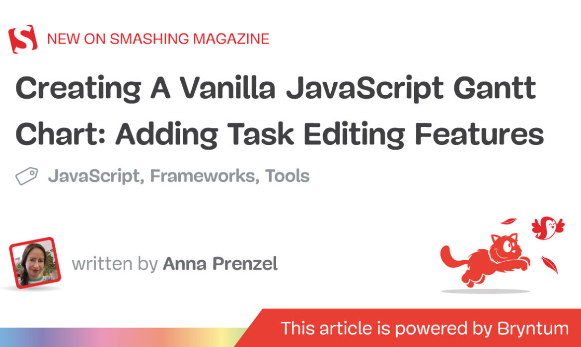 Creating A Vanilla JavaScript Gantt Chart: Including Job Enhancing Options (Half 2)