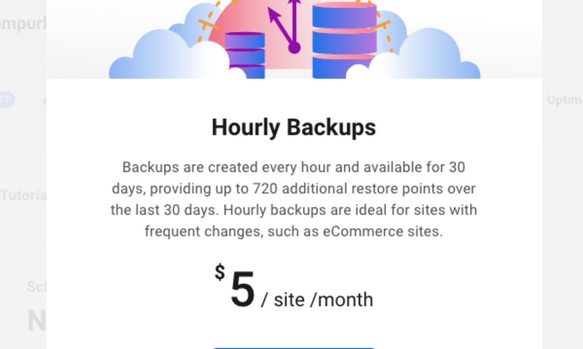 New Enterprise Grade Hourly Internet hosting Backups (Solely $5/m!)