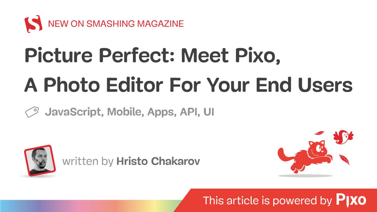 Image Good: Meet Pixo, A Picture Editor For Your Finish Customers