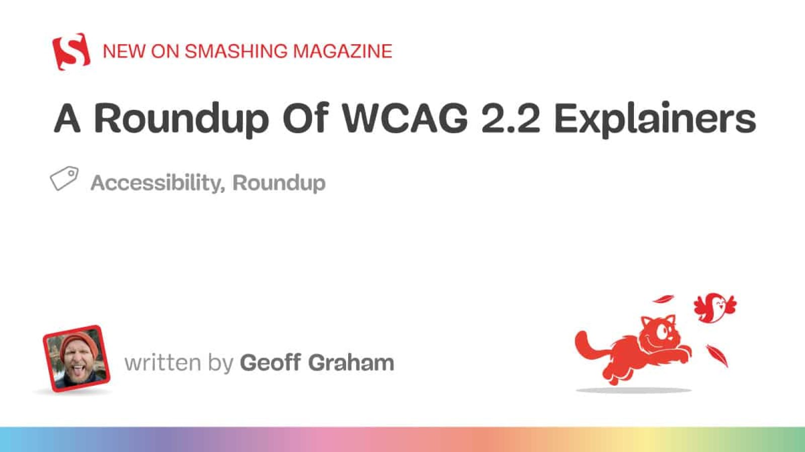 A Roundup Of WCAG 2.2 Explainers