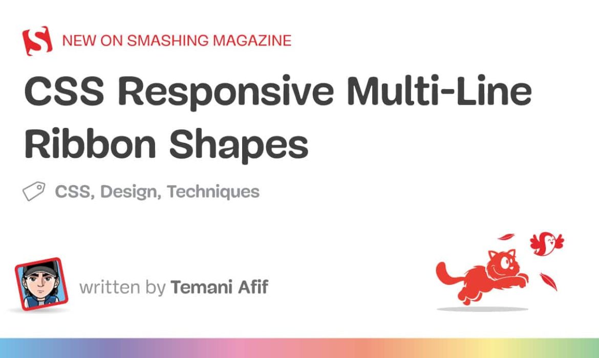 CSS Responsive Multi-Line Ribbon Shapes (Half 1)