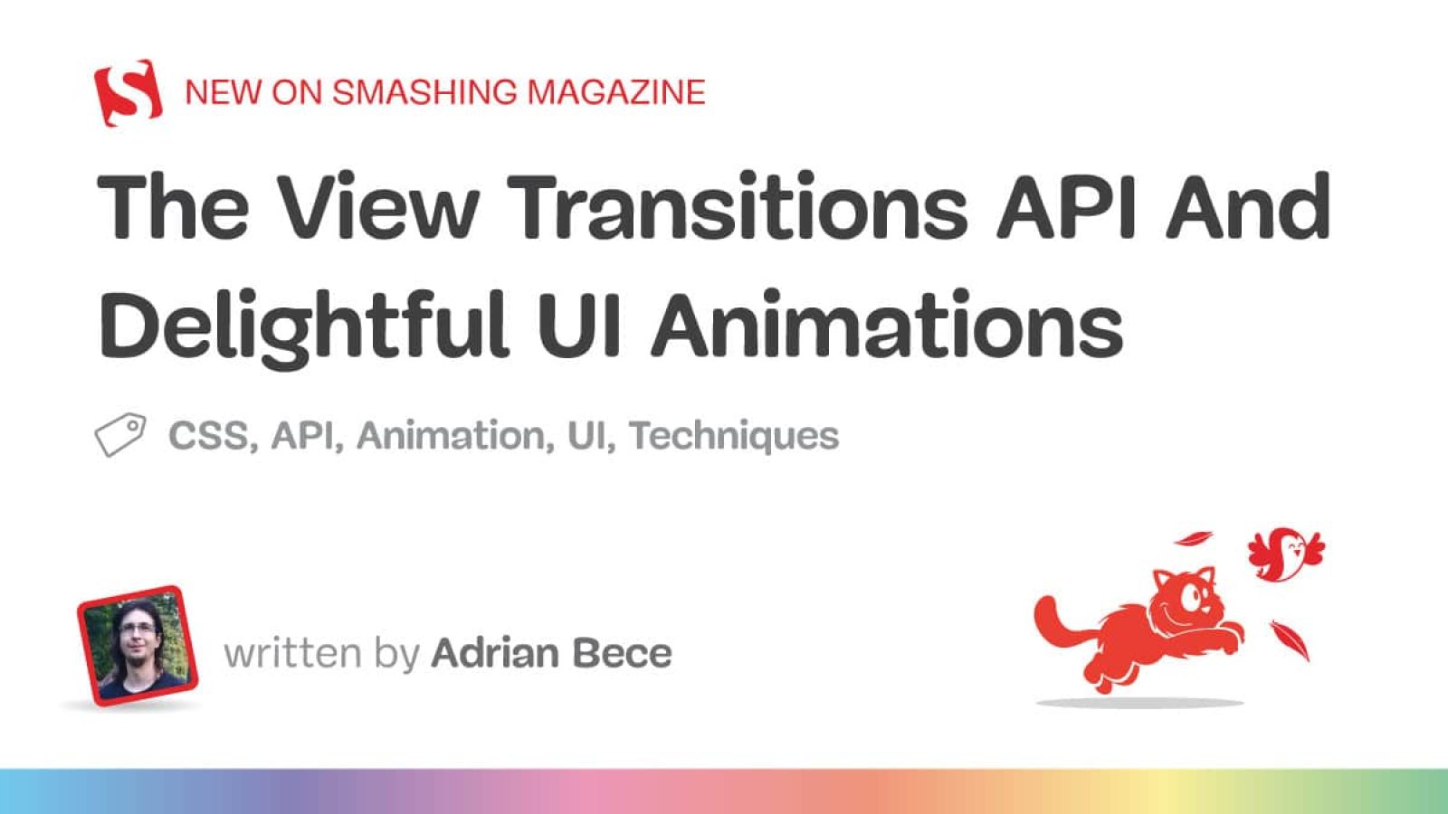 The View Transitions API And Pleasant UI Animations (Half 1)