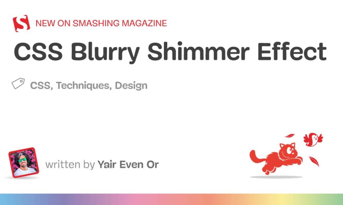 CSS Blurry Shimmer Impact