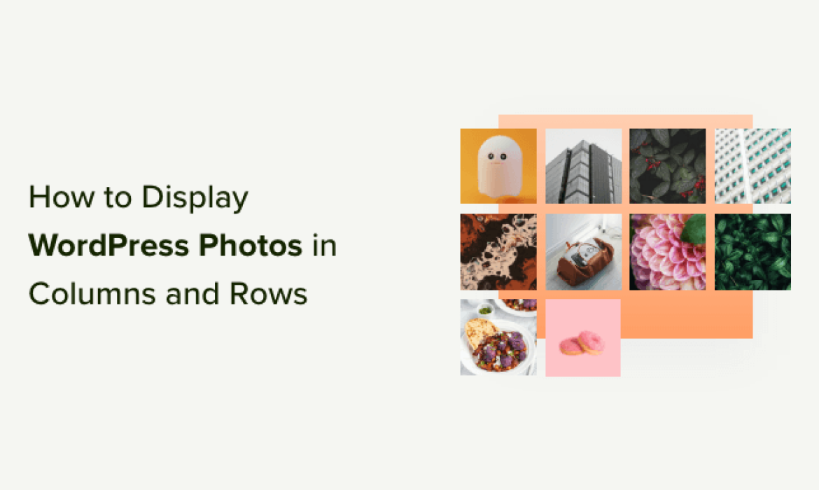 Methods to Show WordPress Photographs in Columns and Rows
