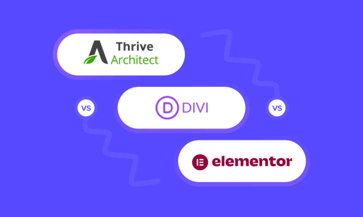 Which Is Higher: Thrive Architect vs Divi vs Elementor