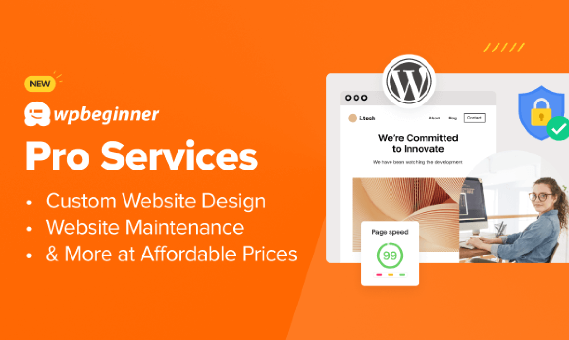 Asserting WPBeginner Professional Providers: Customized WordPress Website Design, Upkeep & Extra at Reasonably priced Costs