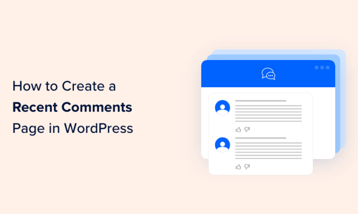 Methods to Create a Latest Feedback Web page in WordPress
