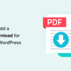 How to Add a PDF Download for Posts in WordPress (Easy Method)