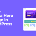 Add a Hero Picture in WordPress (4 Straightforward Methods)