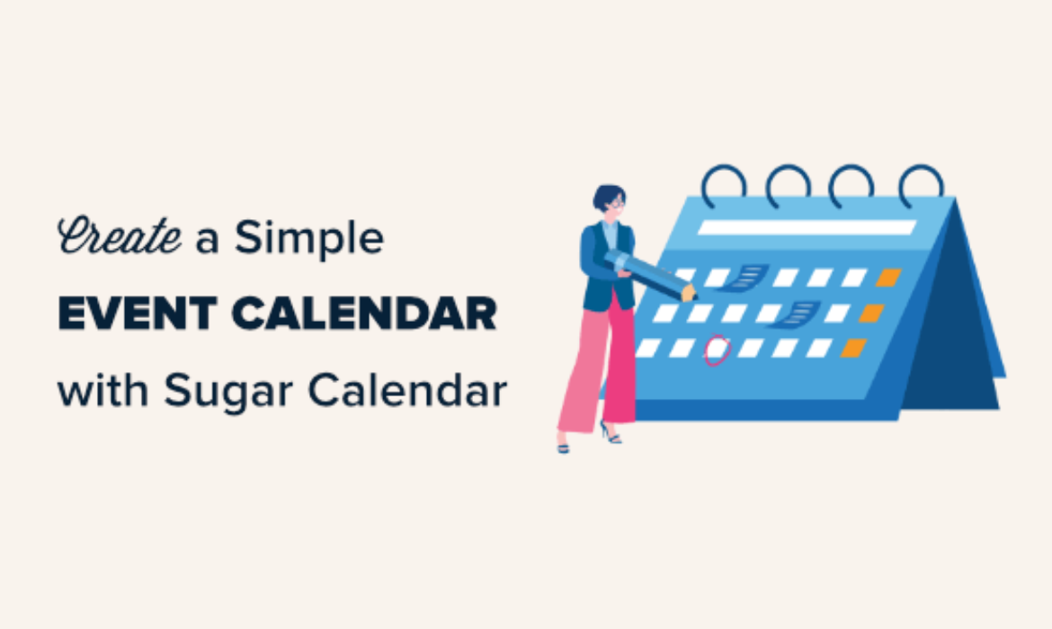 How to Create a Simple Event Calendar with Sugar Calendar